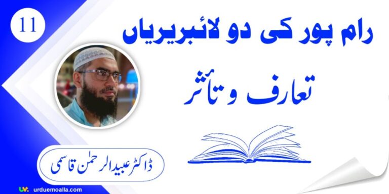رام-پور-کی-دو-لائبریریاں-تعارف-و-تاثر